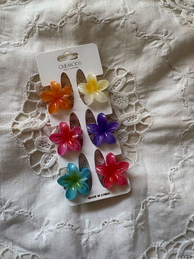 BROCHE FLOR HAWAINA MINI X3
