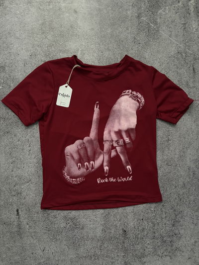 Baby Tee Rock The World