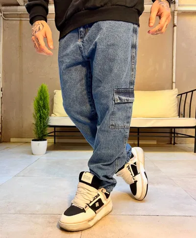 Jeans tipo cargo 