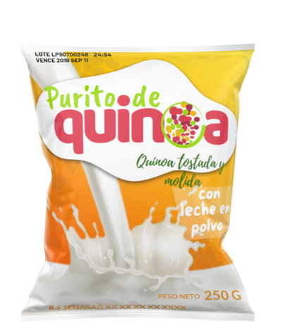 Quinua instantánea con leche el polvo de 250 gr