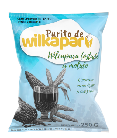 Desayuno instantáneo de wilcaparu en polvo de 250 gr