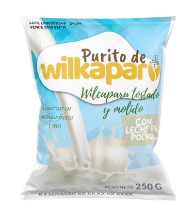 Wilcaparu instantáneo con leche el polvo de 250 gr