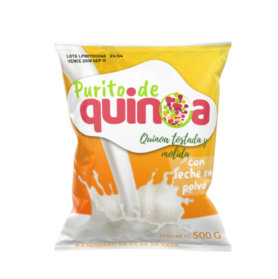 Quinua instantánea con leche el polvo de 500 gr