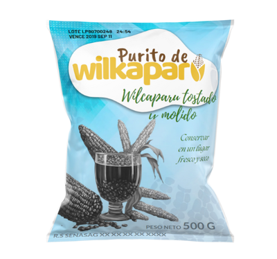 Desayuno instantáneo de wilcaparu en polvo de 500 gr