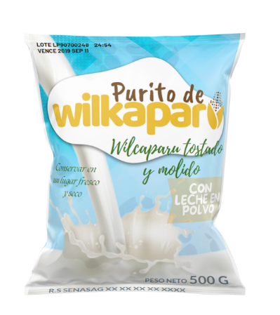 Wilcaparu instantáneo con leche el polvo de 500 gr