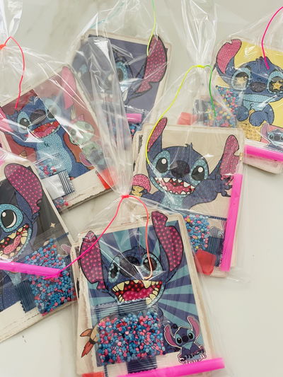 ARTE CON DIAMANTES STITCH EN BOLSITA INDIVIDUAL X10