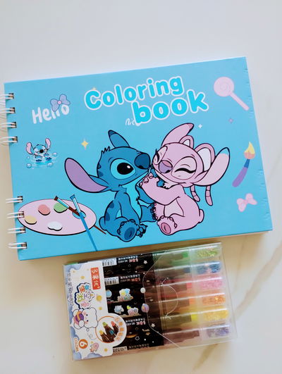 LIBRO PARA PINTAR TAPA DURA + MARCADORES