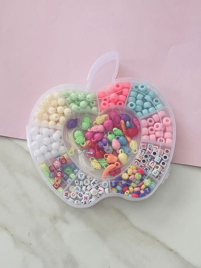 SET PARA ARMAR PULSERAS MANZANA