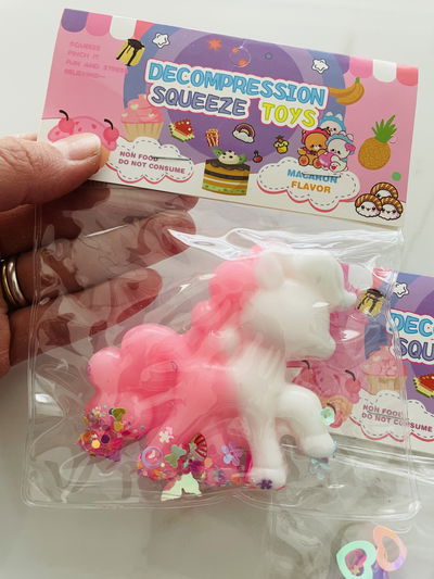 SQUISHY UNICORNIO GLITTER