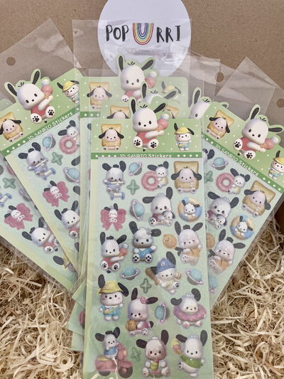 PLANCHA DE STICKERS POCHACCO X10