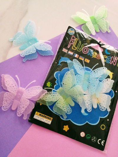 MARIPOSAS FLUORESCENTES X6