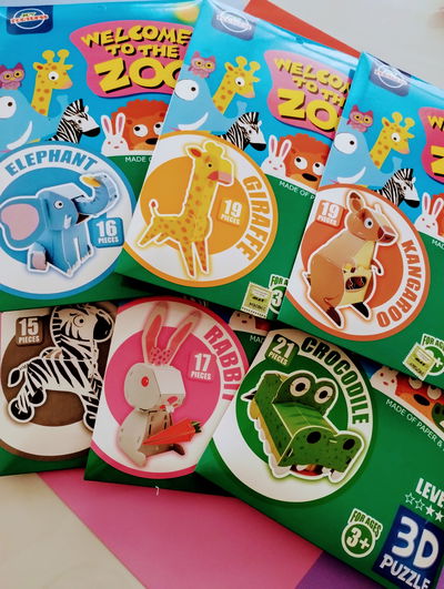 PUZZLE 3D ANIMALES PARA ARMAR