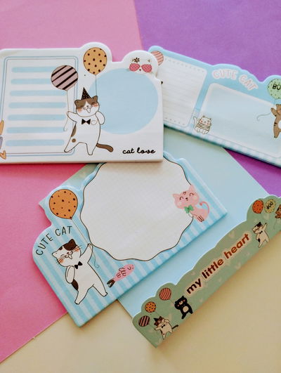 STICKY NOTE CUTE CAT