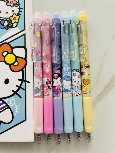 BIROME PERSONAJES HELLO KITTY BORRABLE SURTIDO X10