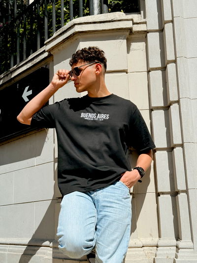 Remera Unisex Buenos Aires Negro