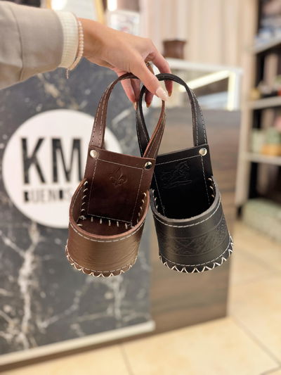 Porta Mate Cuero Vacuno