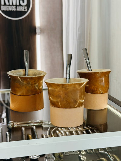Mate Criollo Base Cuero