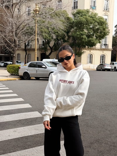 Buzo Unisex - Buenos Aires Crema