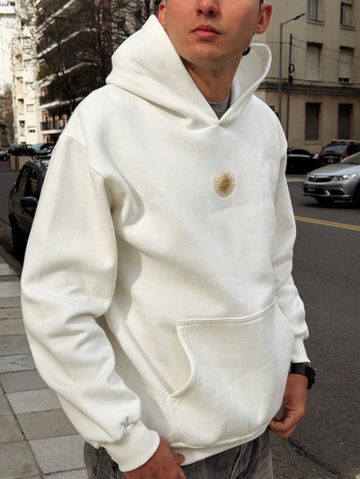 Buzo Unisex Sol de Mayo Crema