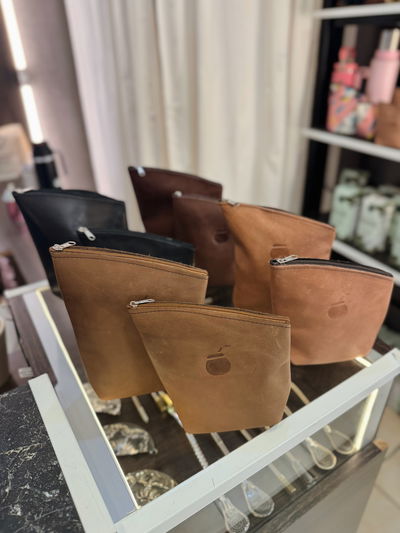 Set Yerbera y Azucarera Cuero Vacuno (Varios Colores)