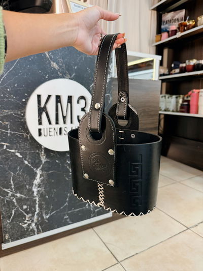 Matera Gaucho Negro Cuero Premium 