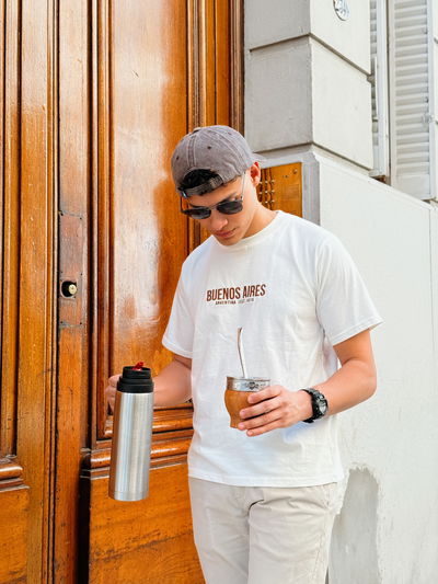 Remera UnisexBuenos Aires Crema