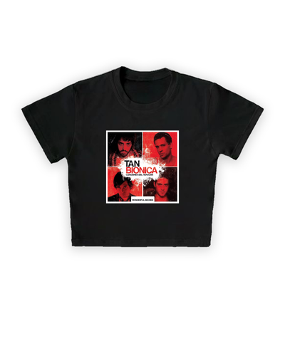 BABY TEE Top Tan Bionica Canciones del Huracan