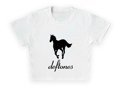 Baby Tee Deftones White Pony