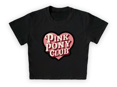Baby Tee Chappell Roan Pink Pony Club
