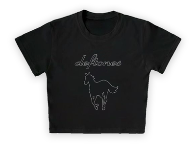 Baby Tee Deftones White Pony