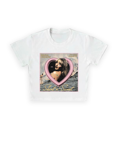 Baby Tee Top Sabrina Carpenter