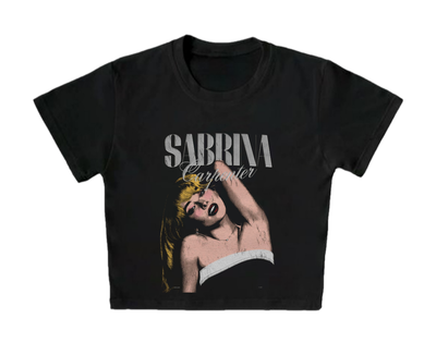 Baby Tee Top Sabrina Carpenter LollaPalooza