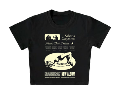 Baby Tee Top Sabrina Carpenter 