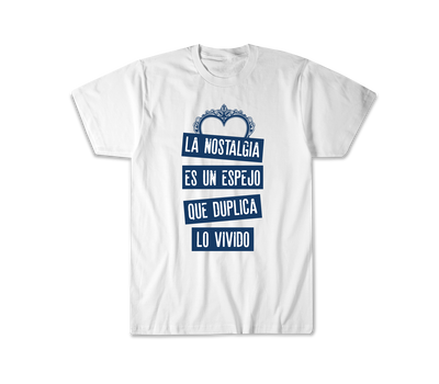 Remera Tan Bionica La nostalgia es un espejo