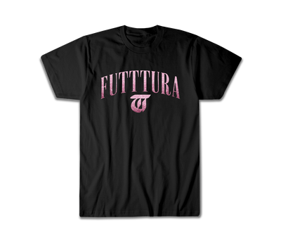 Remera Tini Stoessel Efecto Glitter Rosa