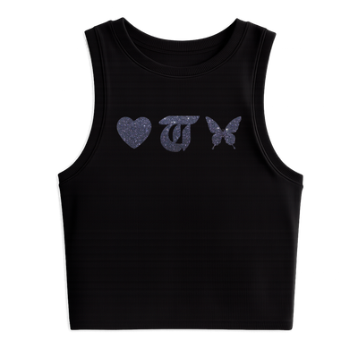 Tank Top Tini Efecto Glitter