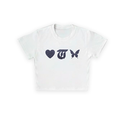 Baby Tee Tini Efecto Glitter