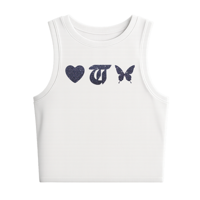 Tank Top Tini Efecto Glitter