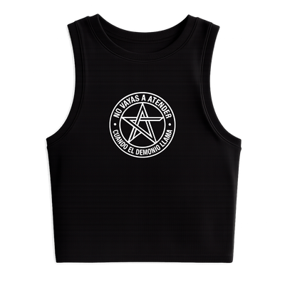 Tank top Lali No vayas a atender