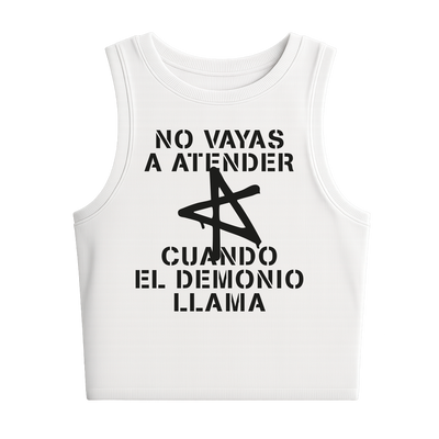 Tank top Lali No vayas a atender