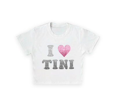 Baby Tee Tini Futttura Efecto Glitter