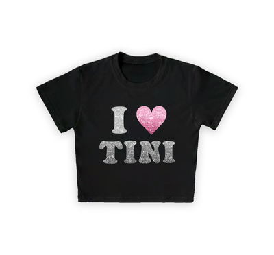 Baby Tee Tini Futttura Efecto Glitter