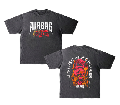 Remera Airbag StoneWash Blues del Infierno