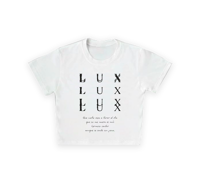 Baby tee Rosalia Lux Que nadie vaya a llorar