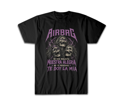 Remera Airbag Corazon Lunatico Se que molesta nuestra alegria