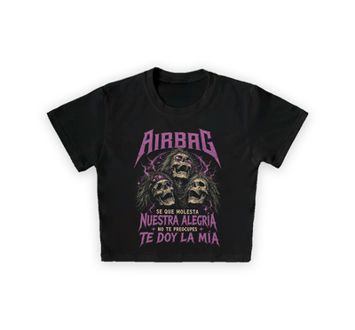 Baby tee Airbag Corazon Lunatico