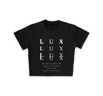 Baby tee Rosalia Lux Que nadie vaya a llorar