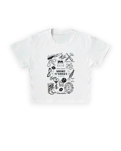 Baby Tee Top Sabrina Carpenter