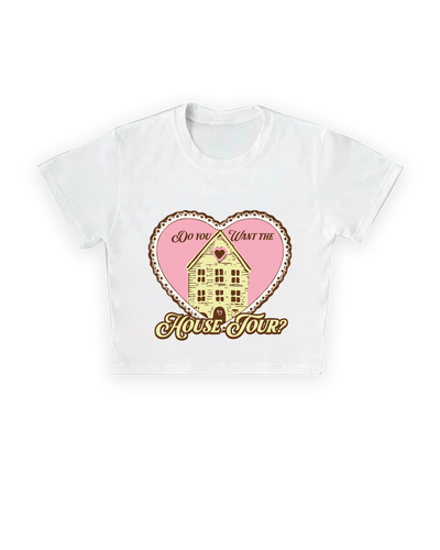 Baby Tee Top Sabrina Carpenter House Tour