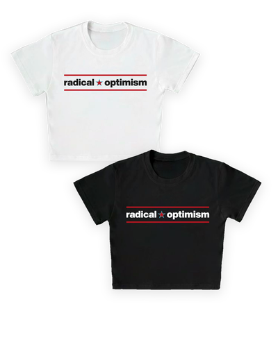 Baby Tee Top Dua Lipa radical optimism